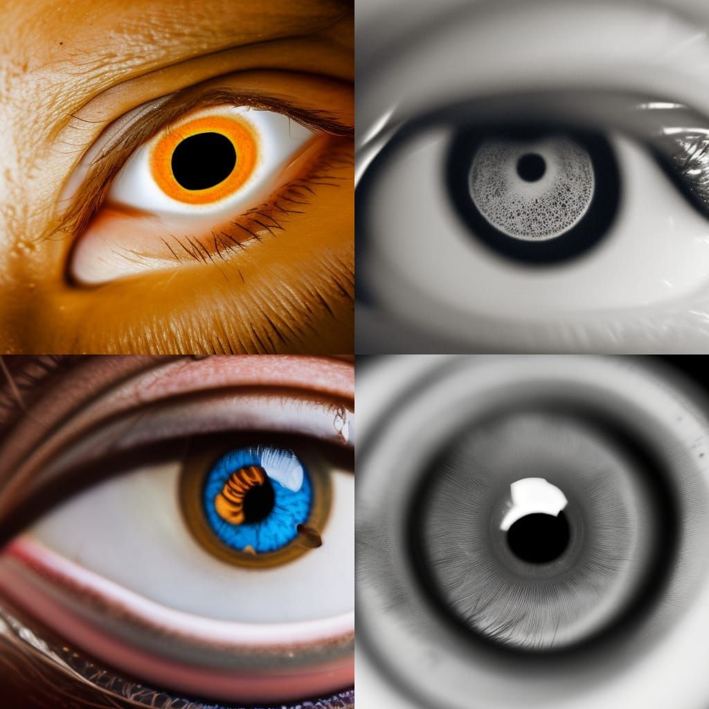 a realistic eyeball