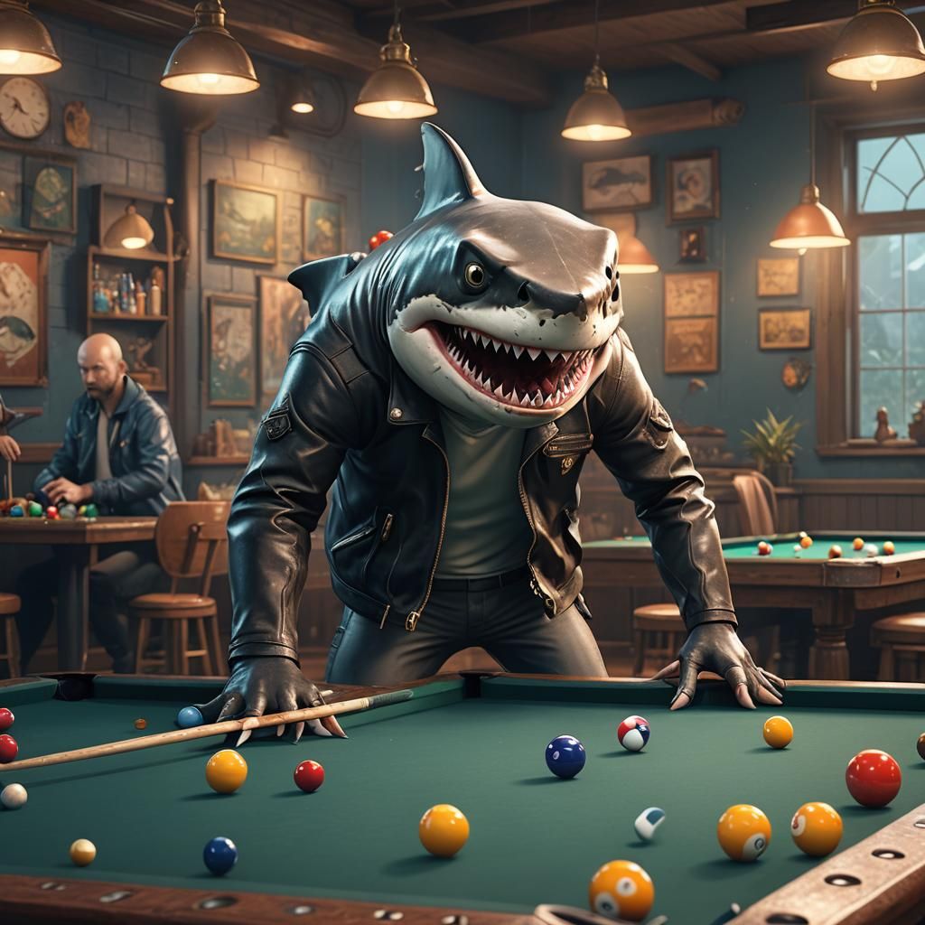 Pool Shark  by @Warlock11