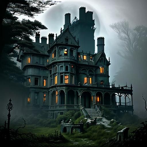 Victorian mansion - AI Generated Artwork - NightCafe Creator