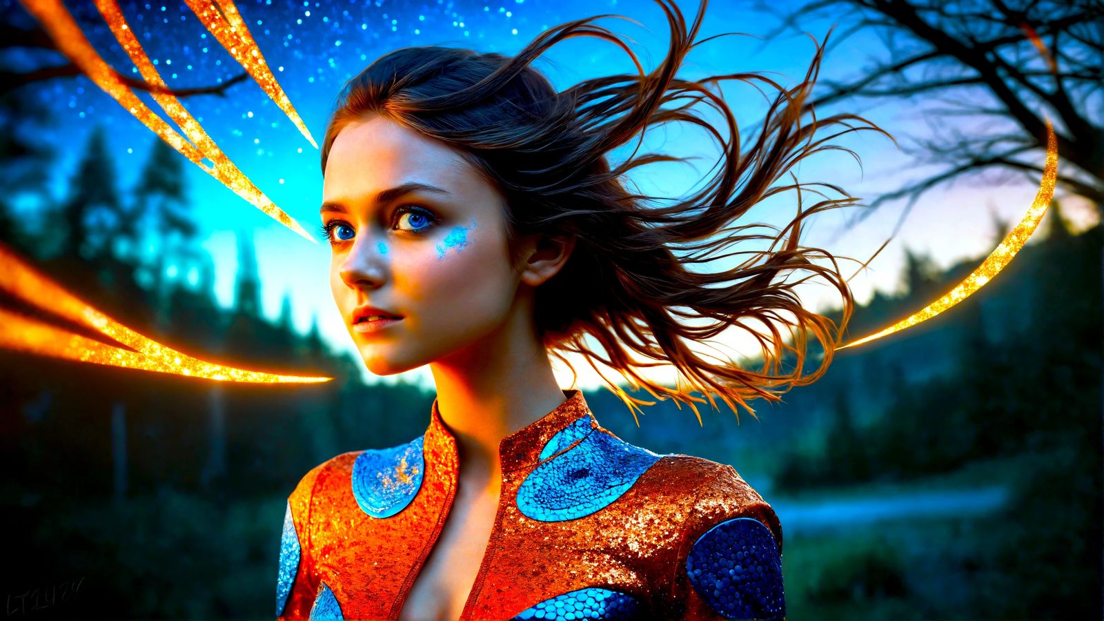 Natalia Day - Glitter in the air series.