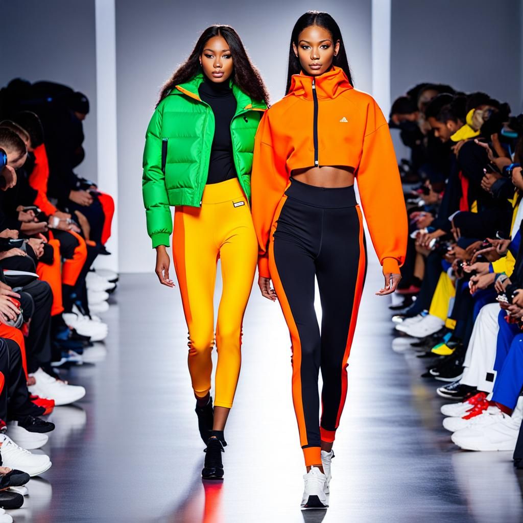 Bold Colored Sportswear. AI Generated Artwork NightCafe Creator