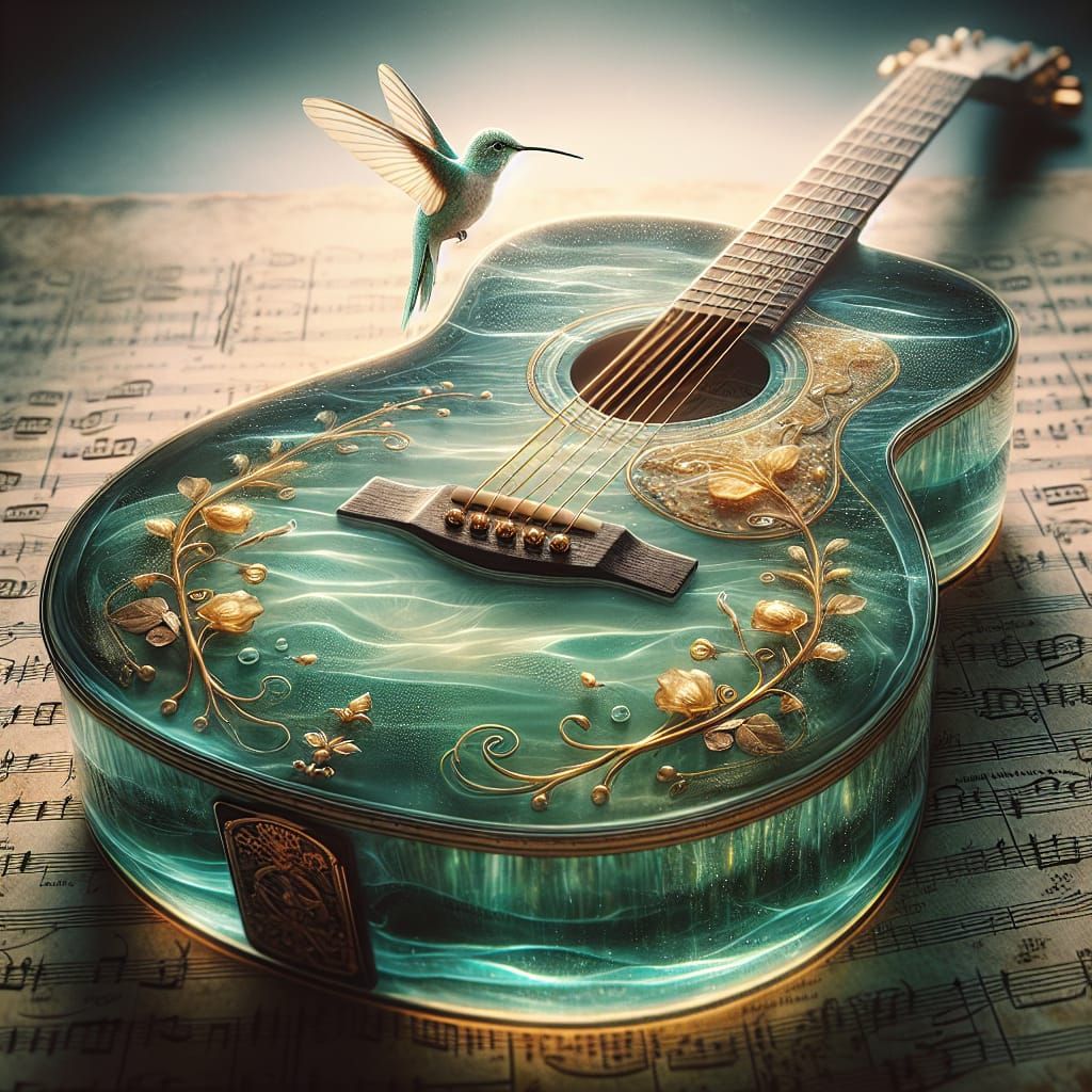Une guitare  by @ericde