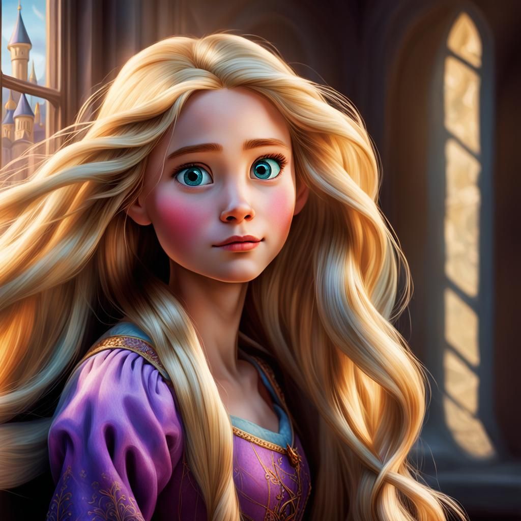 Rapunzel - AI Generated Artwork - NightCafe Creator