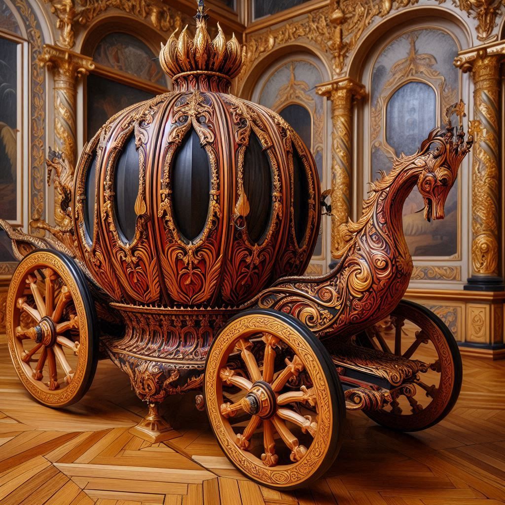 wooden carriage