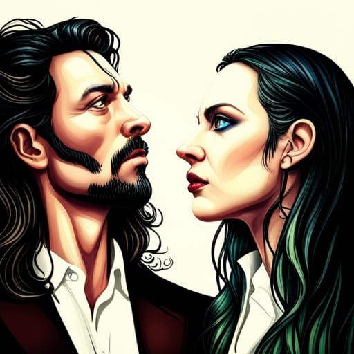 Morpheus and His Wife 2 - AI Generated Artwork - NightCafe Creator