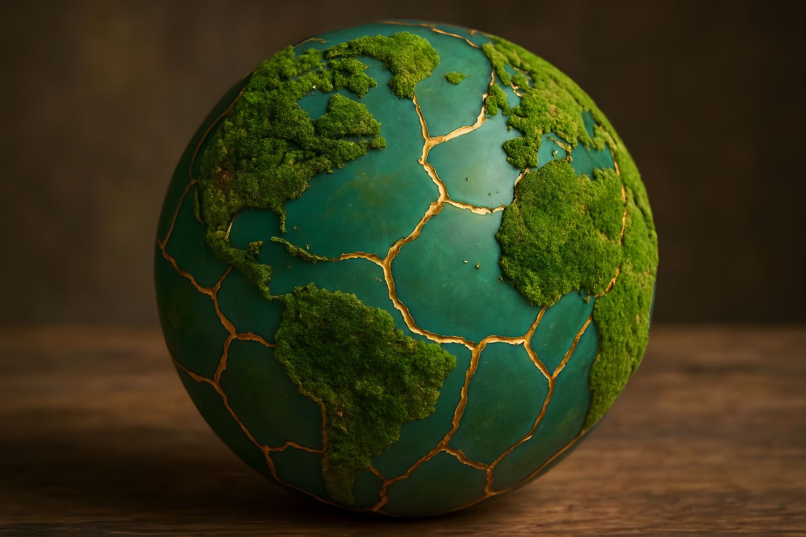 Kintsugi Globe  by @Josh