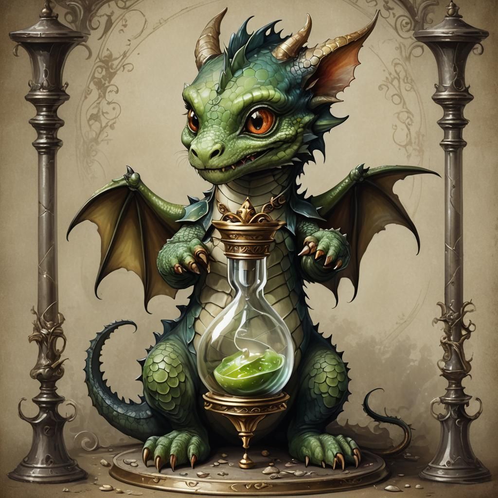 A baby dragon