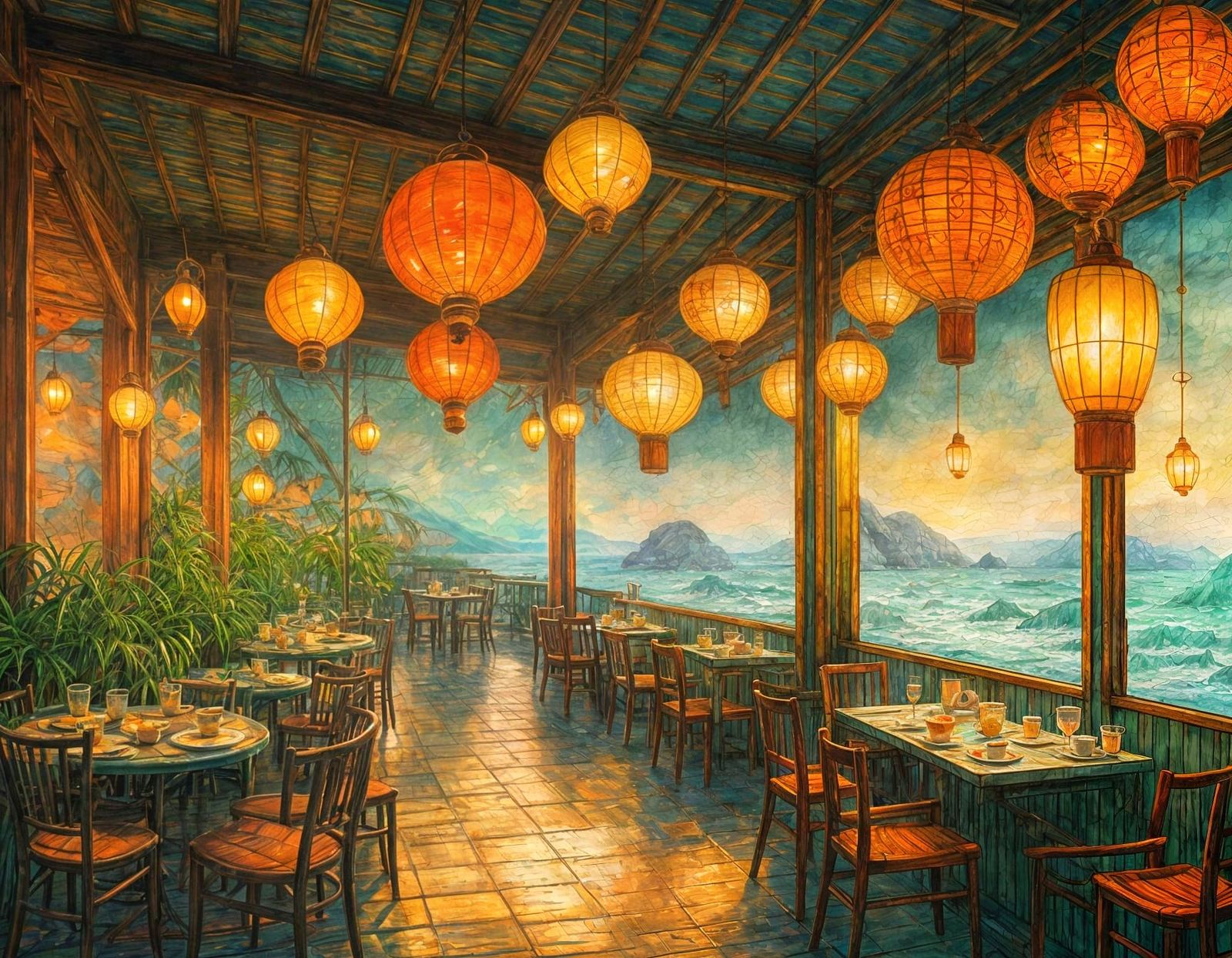 Where the Sea Listens to Chopsticks - 4 LIKES  by @Mimmo_D