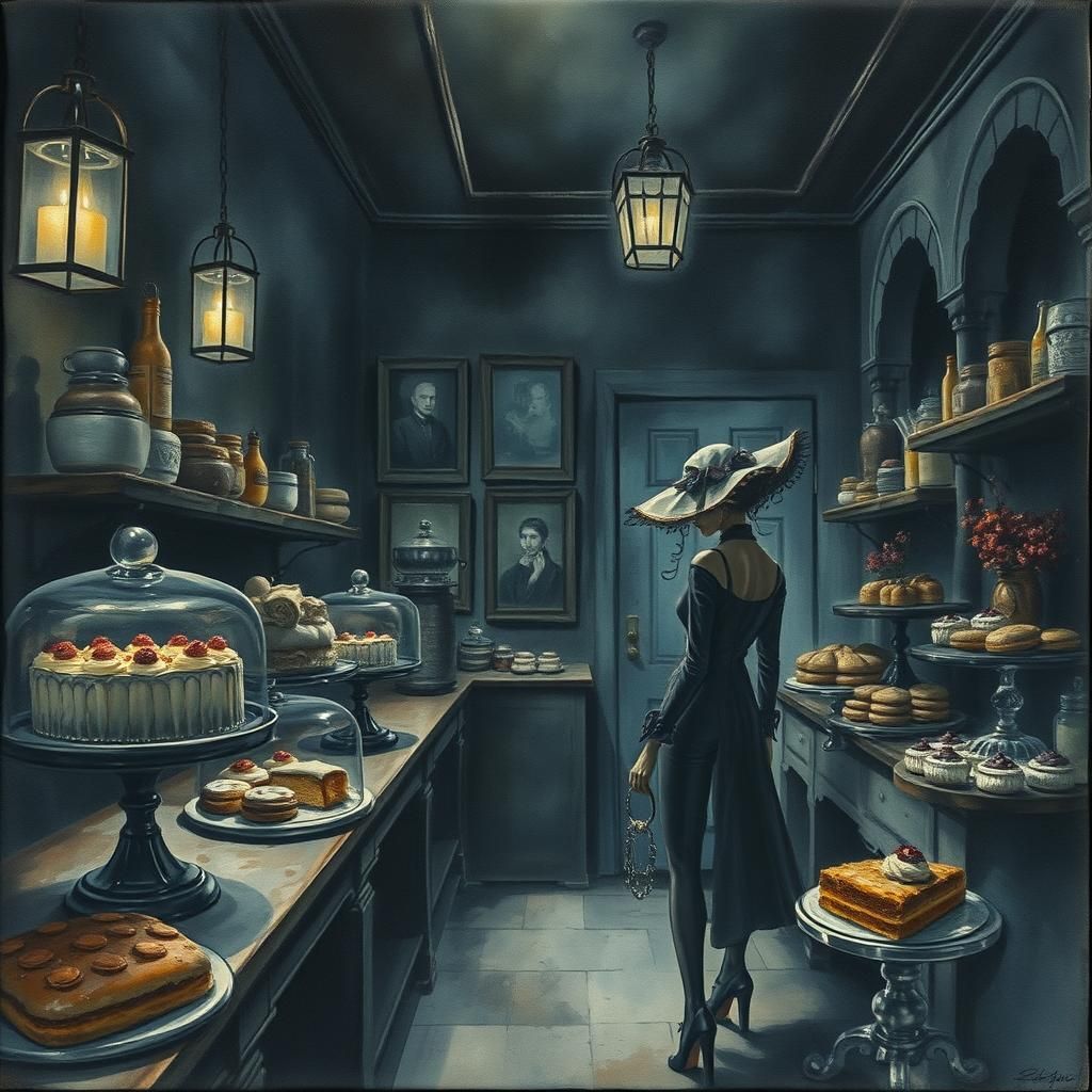 A gothic-inspired old bakery