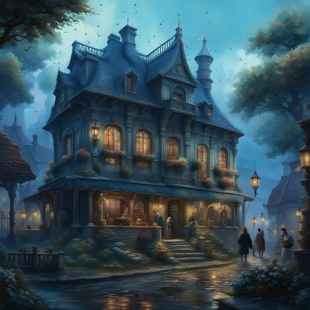 French people vintage house