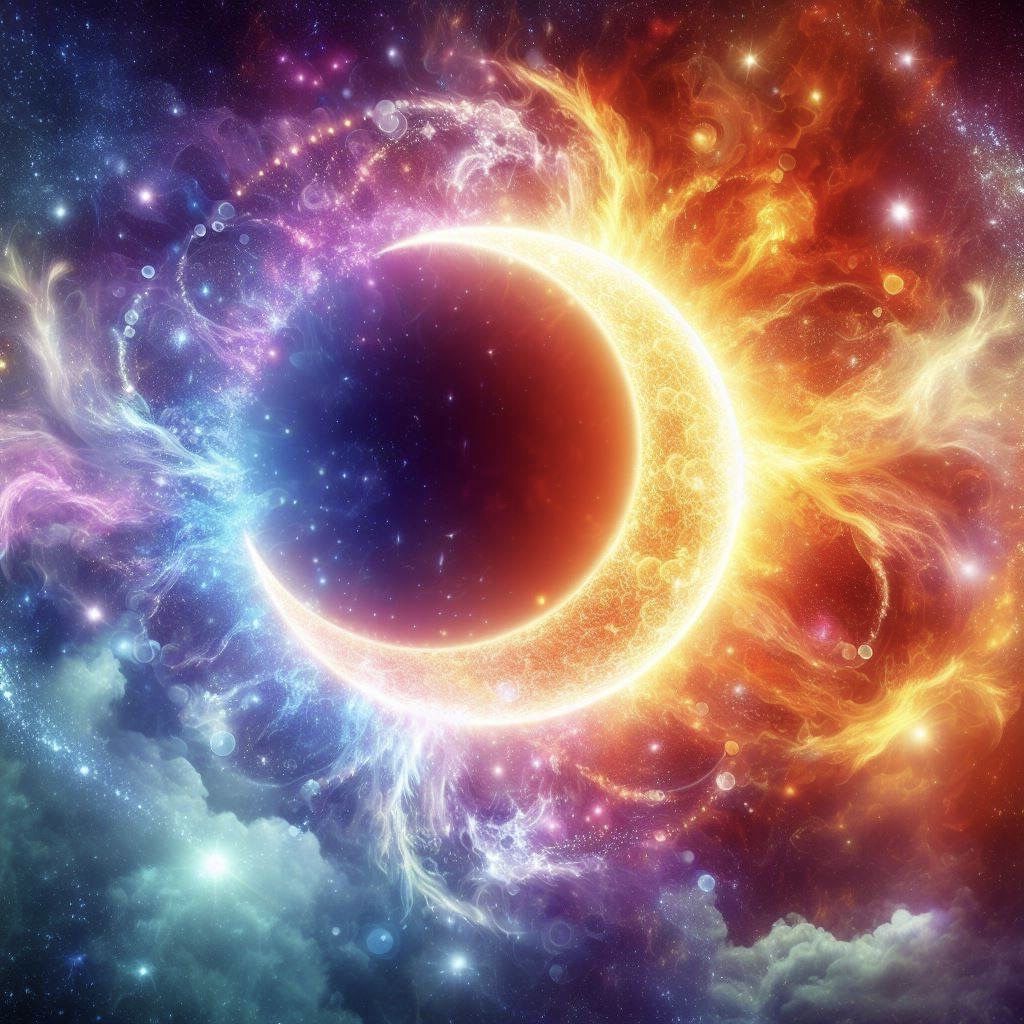 Solar Eclipse: Crescent Sun