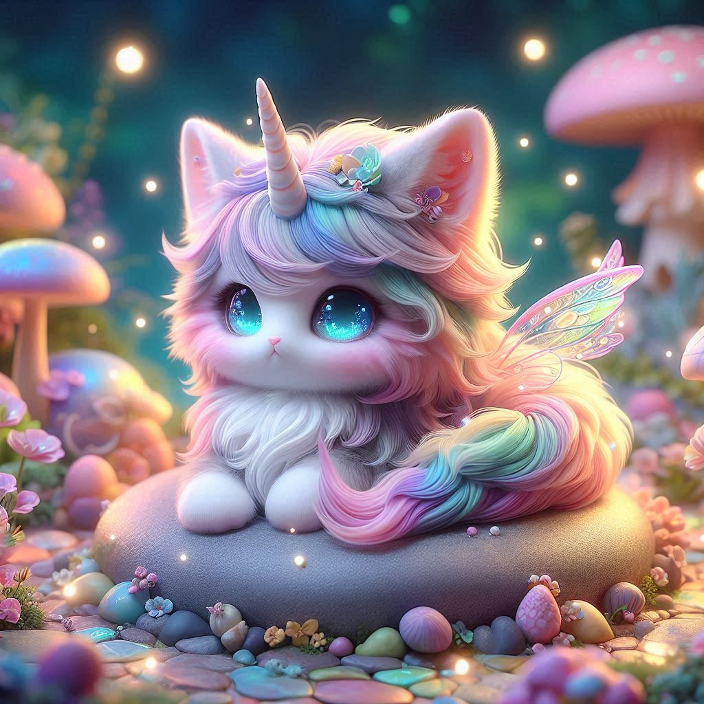 Cute little Catnicorn