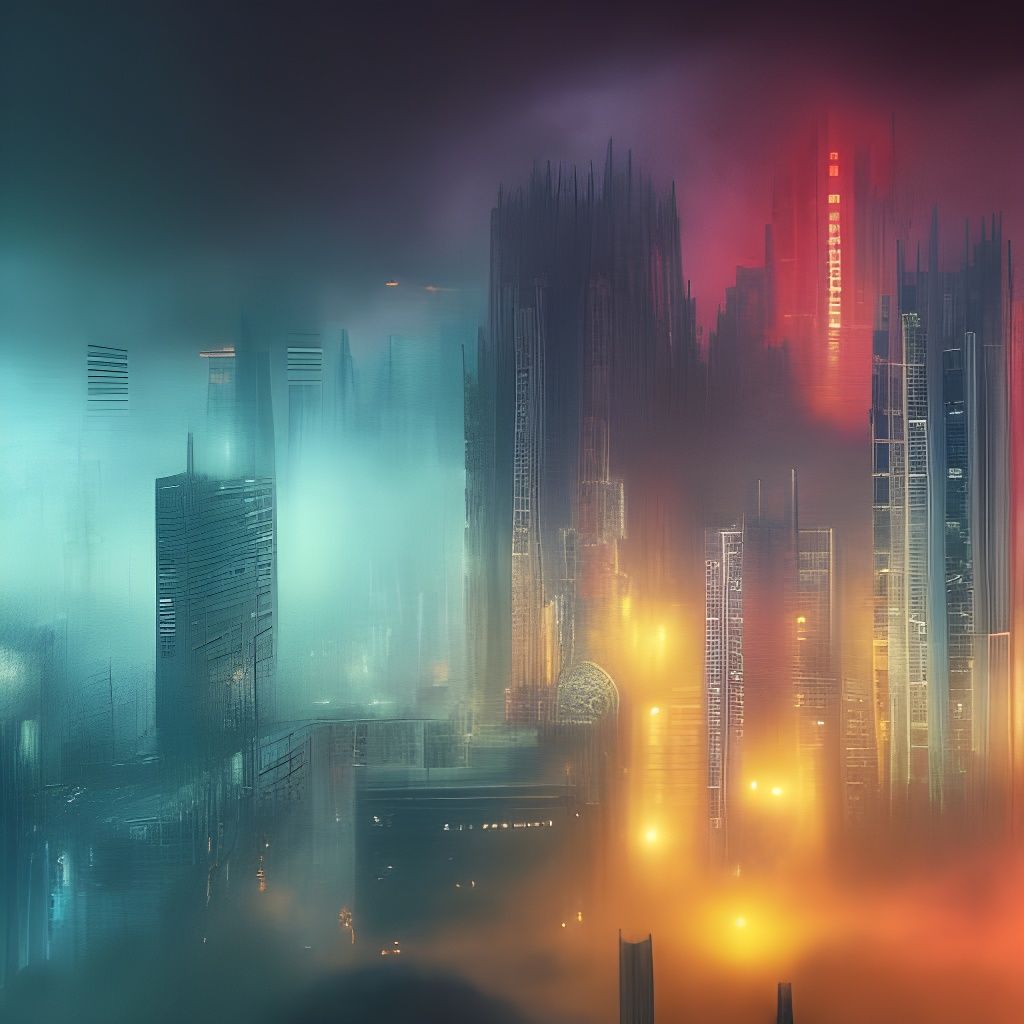 Fog in the City - AI Generated Artwork - NightCafe Creator