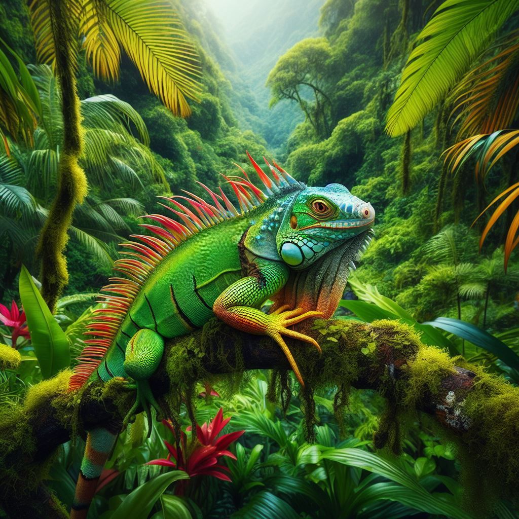Magnifique iguane