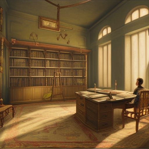 Landon's study Mariposa's side AI Generated Artwork NightCafe Creator