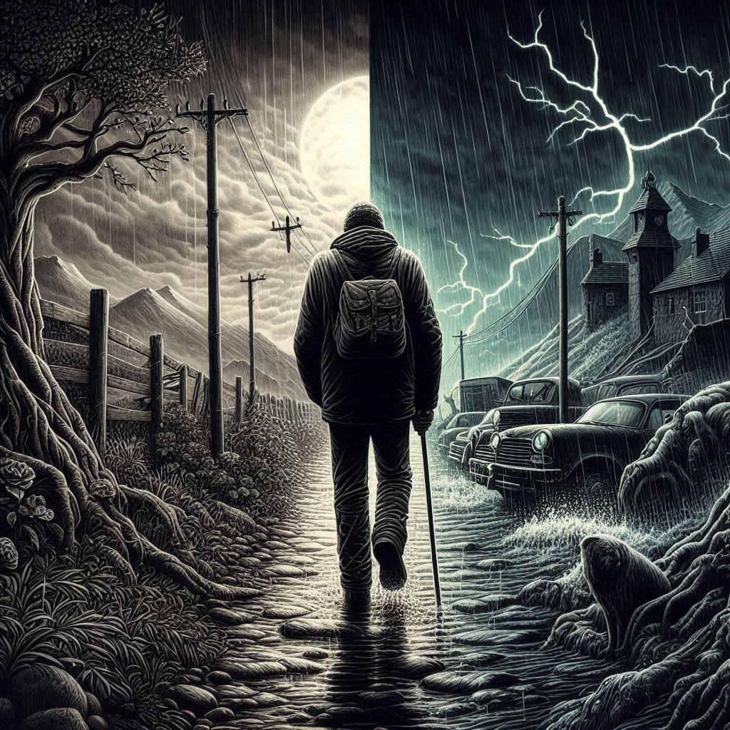 Been walking all morning Went walking all night I can't see ...