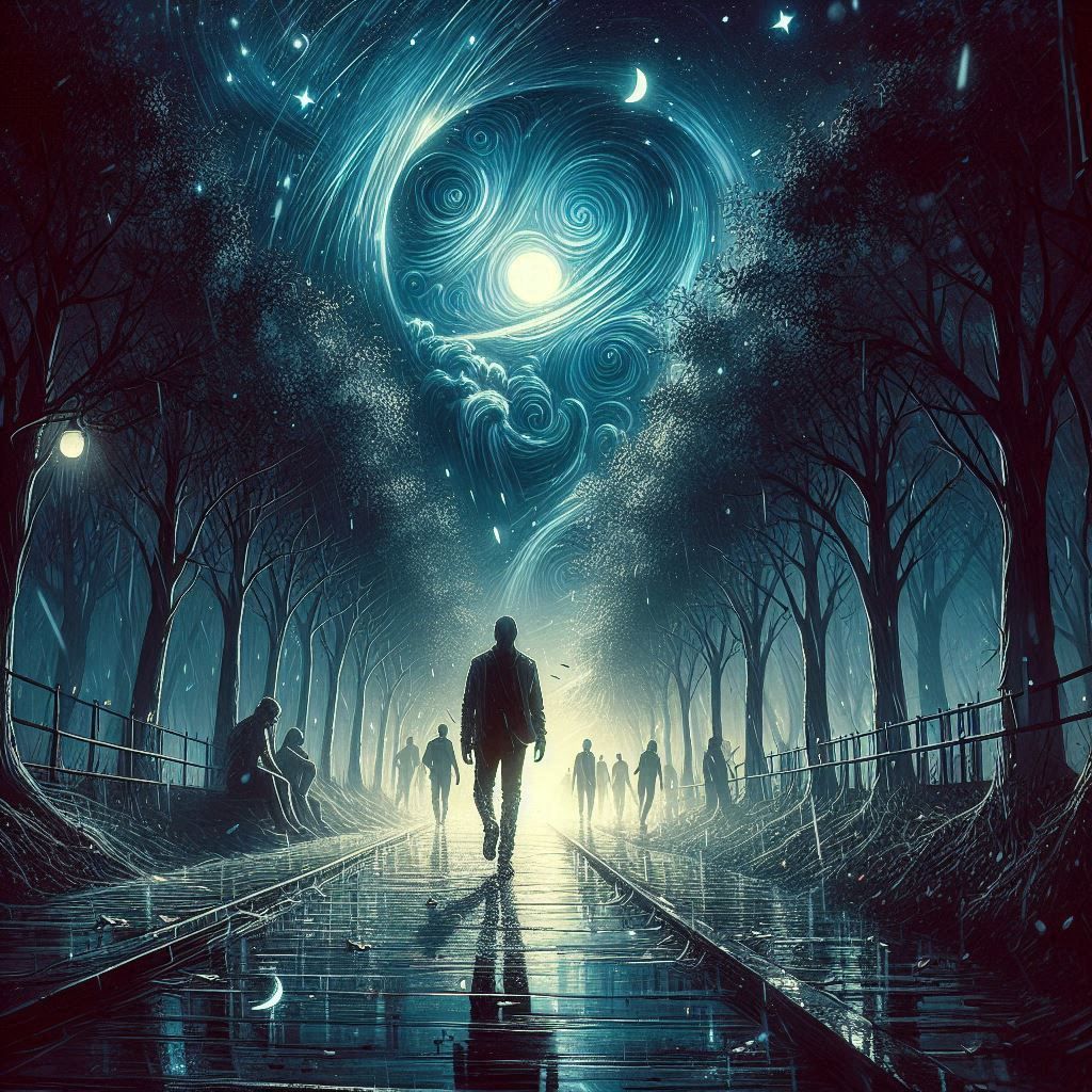 Been walking all morning Went walking all night I can't see ...