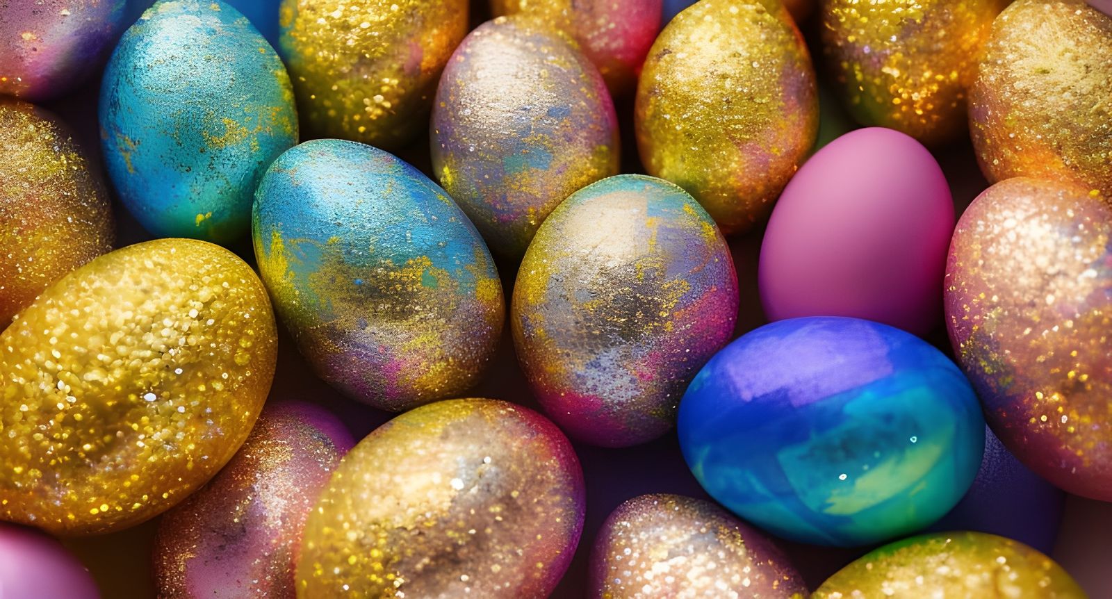 Sparkling Rainbow Eggs