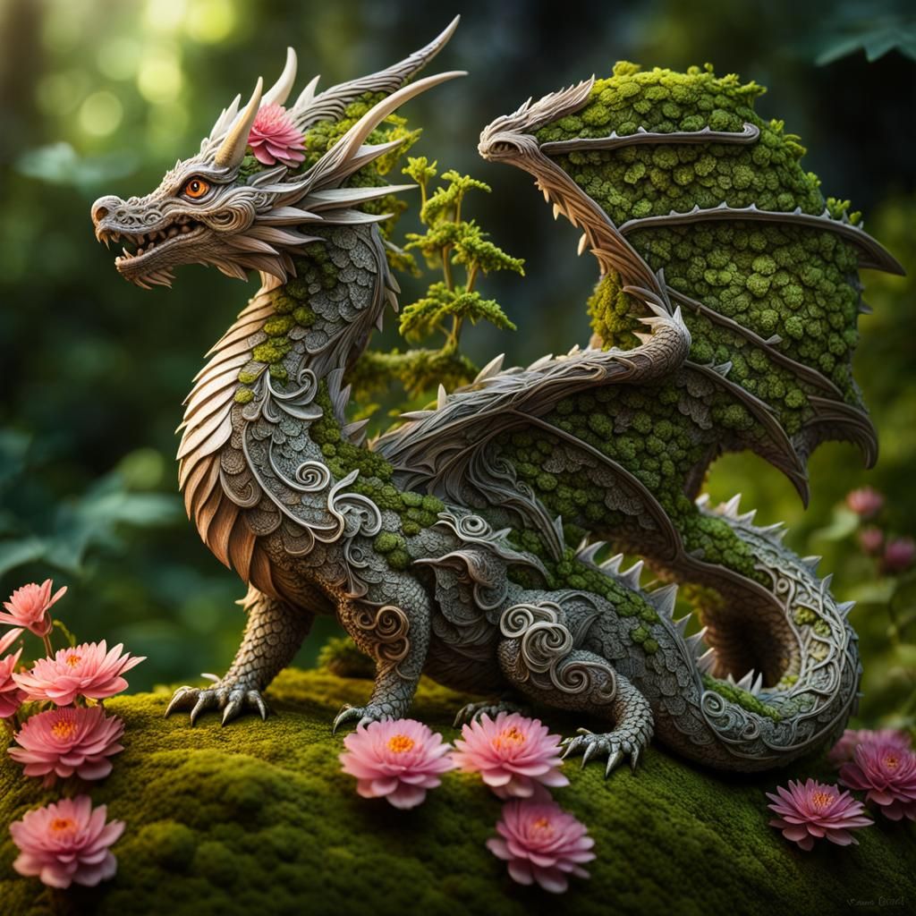 Grass Dragon   by @Angel