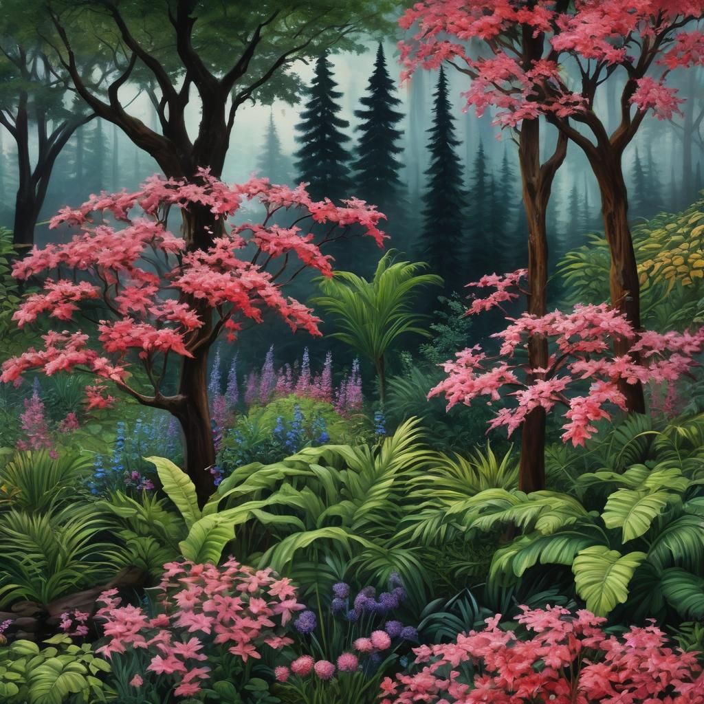 Painting by Therril: Beautiful Gardens