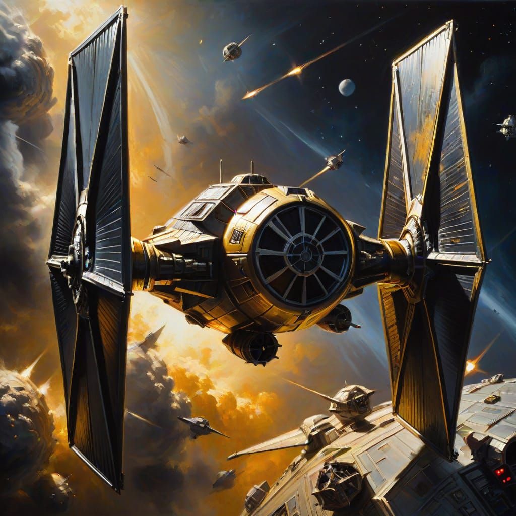 TIE Fighter   by @Chesterdog