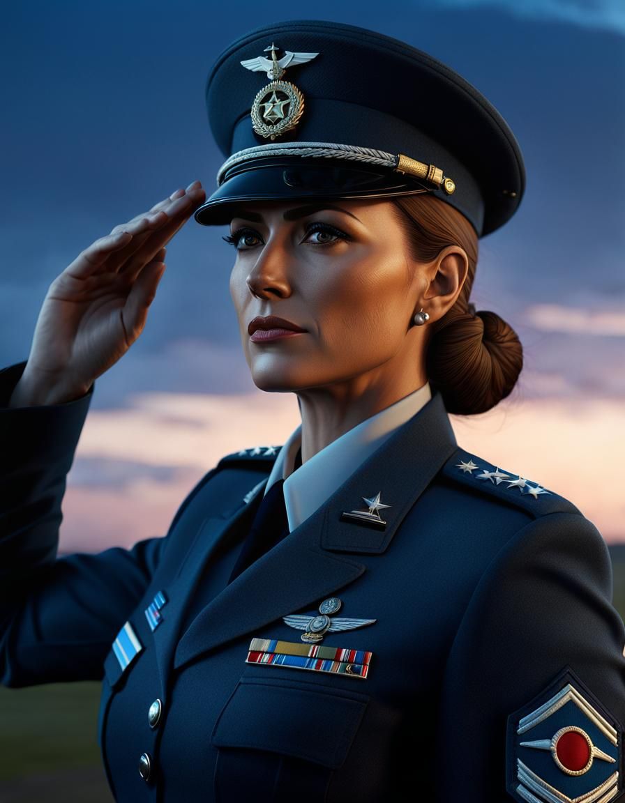 Air force officer  by @Taurus