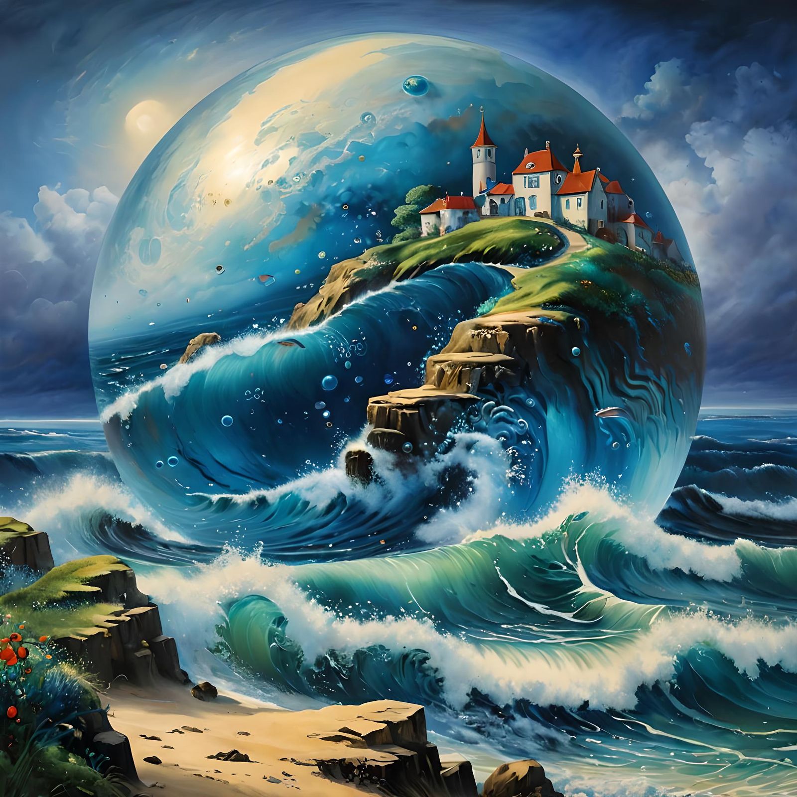 Mirage at Sea  by @madalina