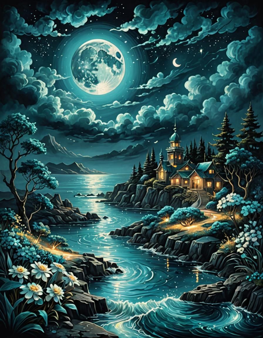 Blue Landscape