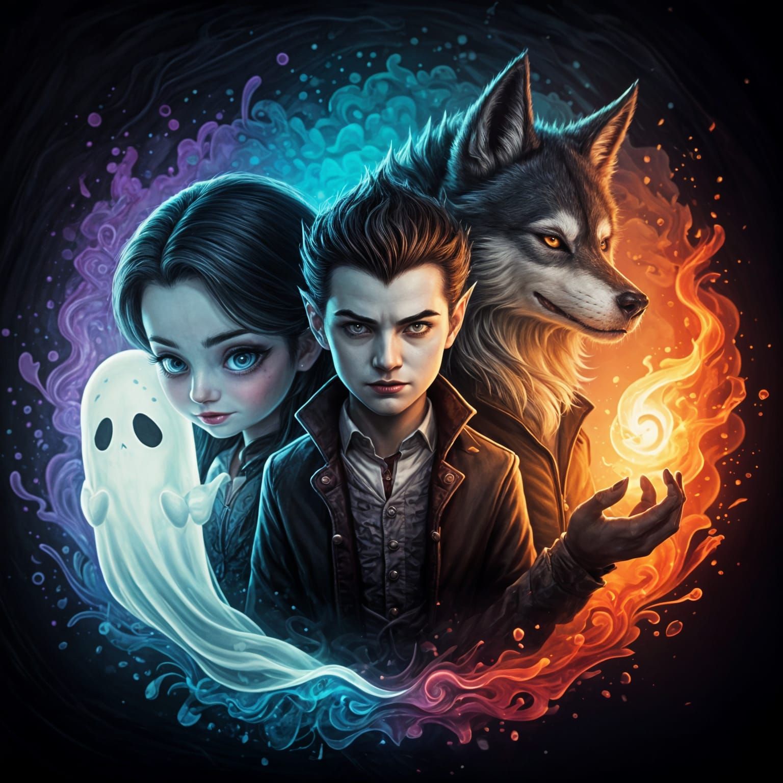 supernatural friends  by @Emma