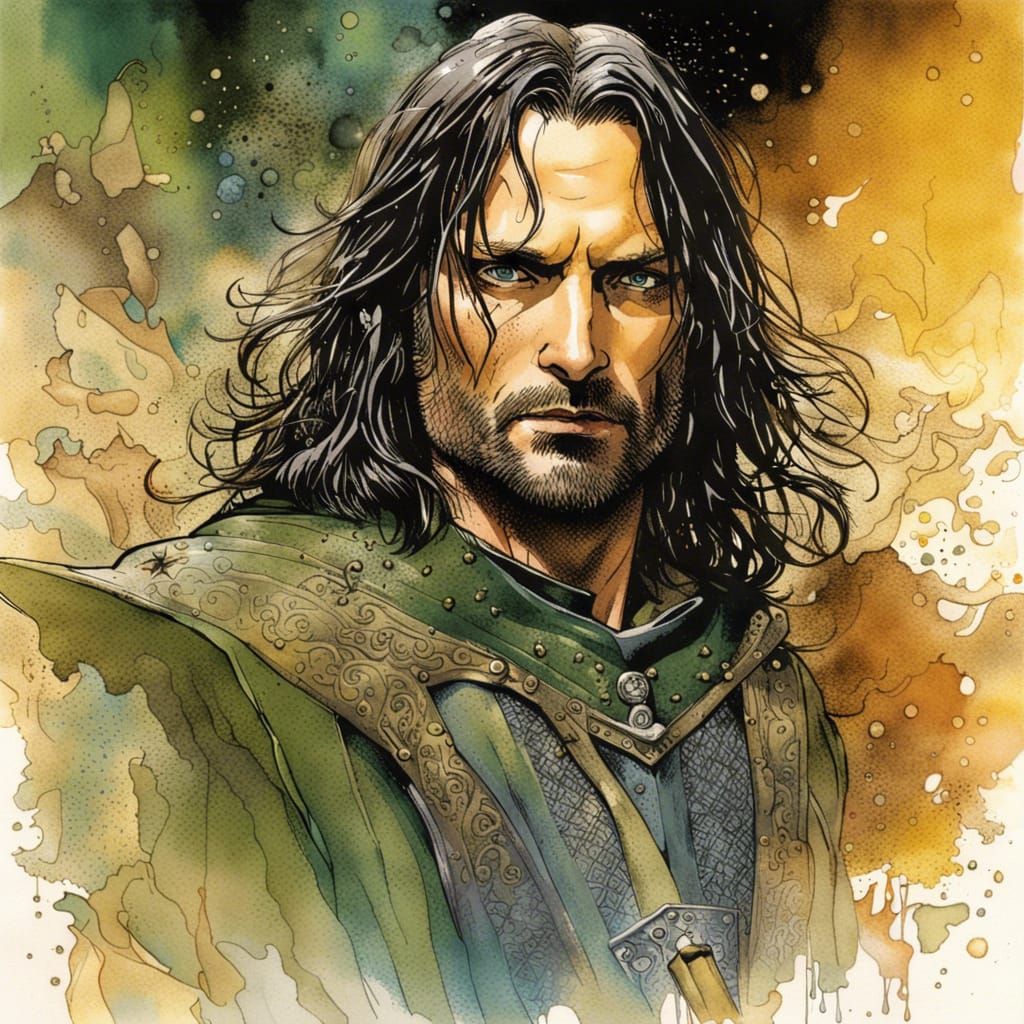 Aragorn II Elessar - AI Generated Artwork - NightCafe Creator