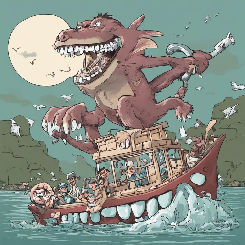 Tooth Ferry stealing teeth.