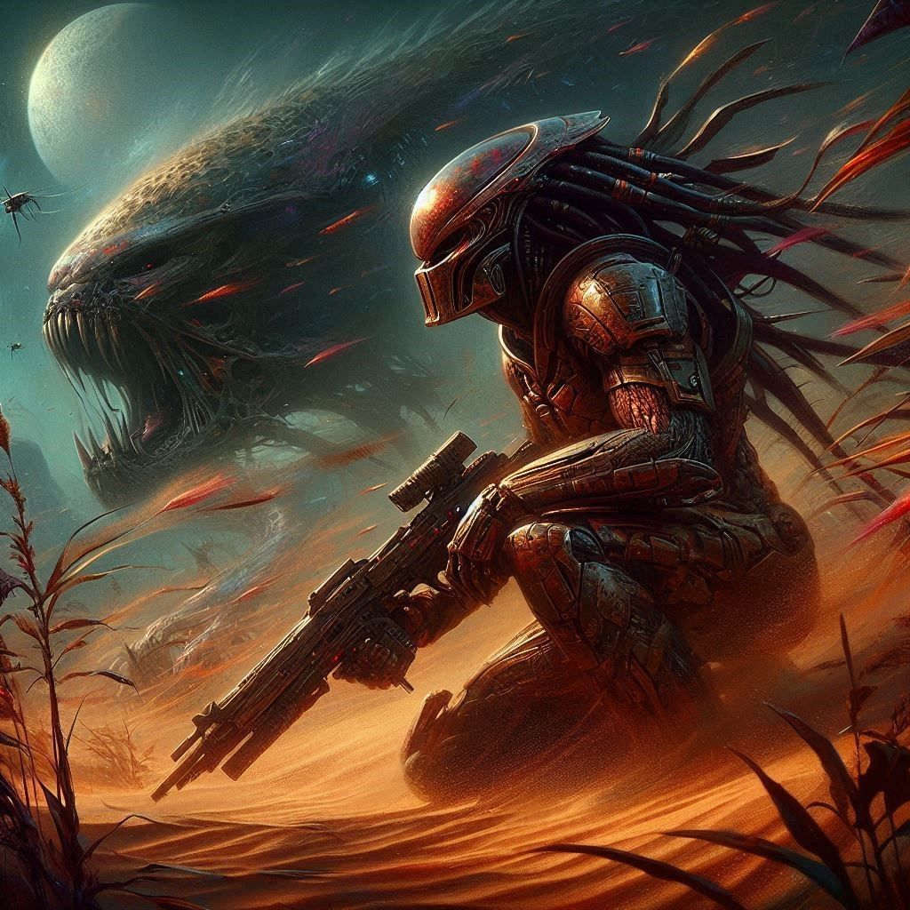 Tracking on an Alien Planet  by @Alyarie