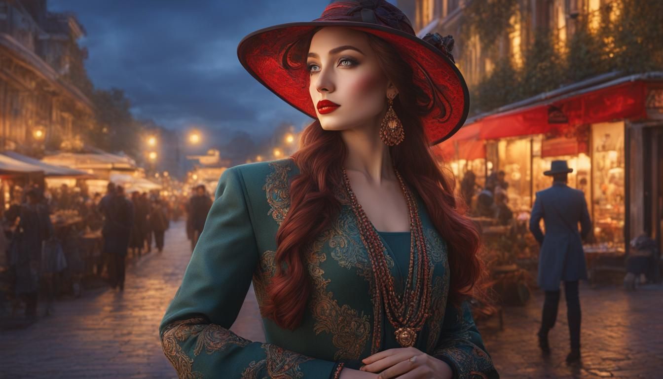 6 Pictures (3/6): Woman in red (Teil 2)