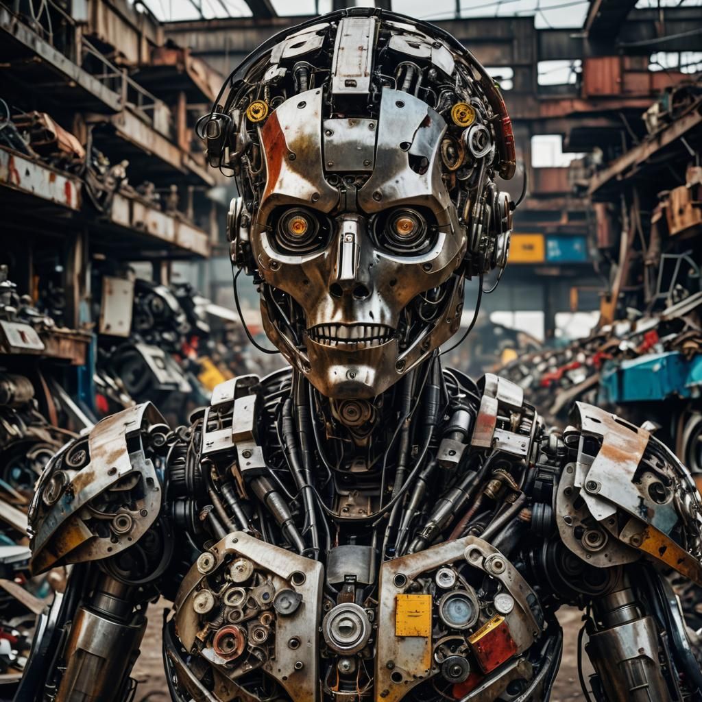 Junkbot - AI Generated Artwork - NightCafe Creator