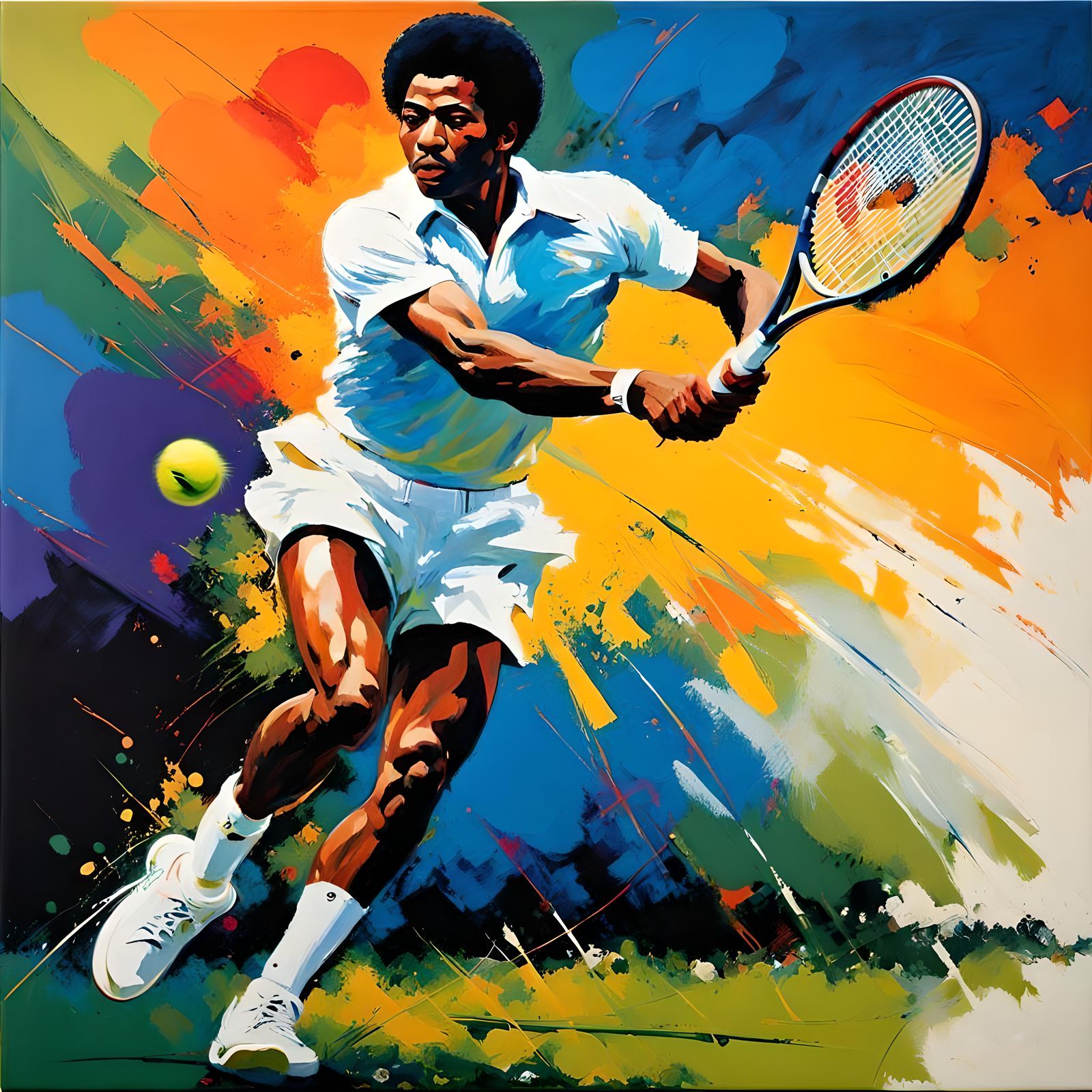 Arthur Ashe, 1975 Wimbledon Champion