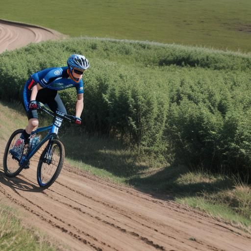 mountain bicycle race