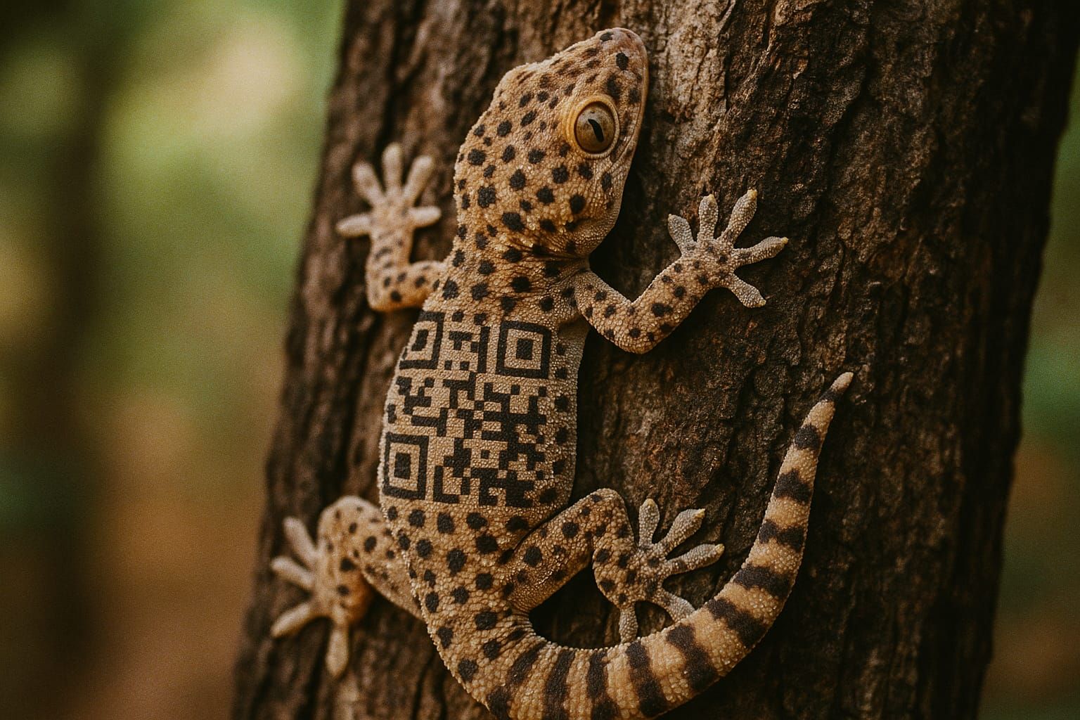 QR gecko