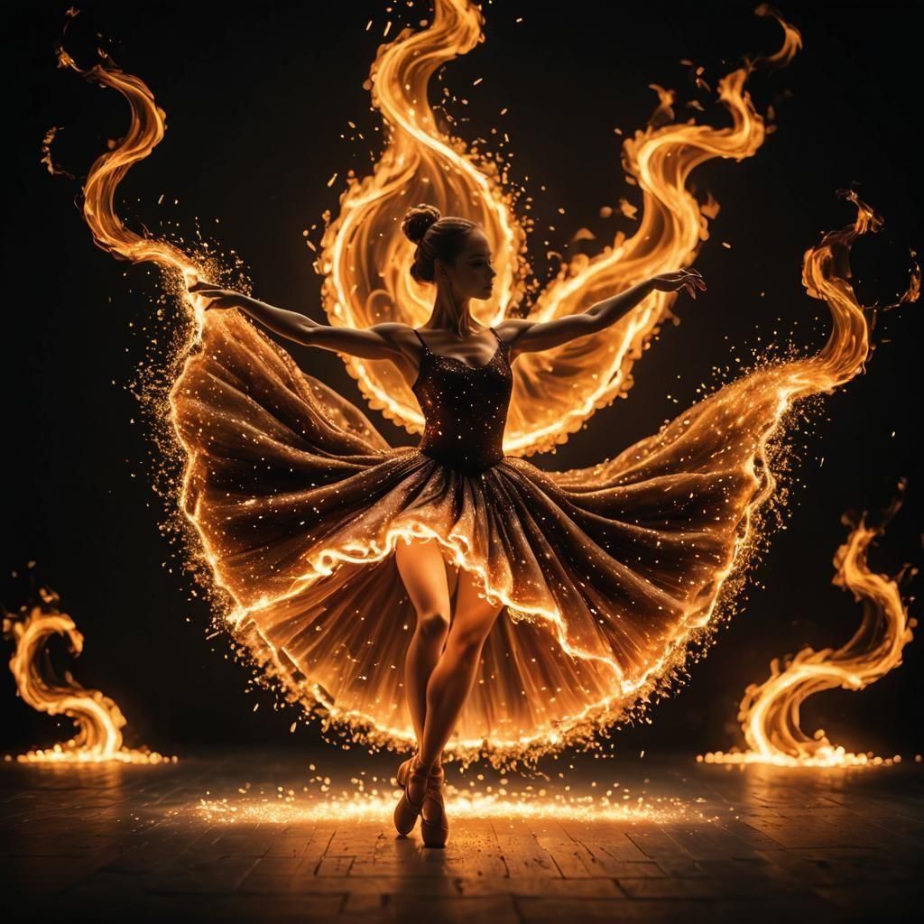 dancing with fire  by @Vlana