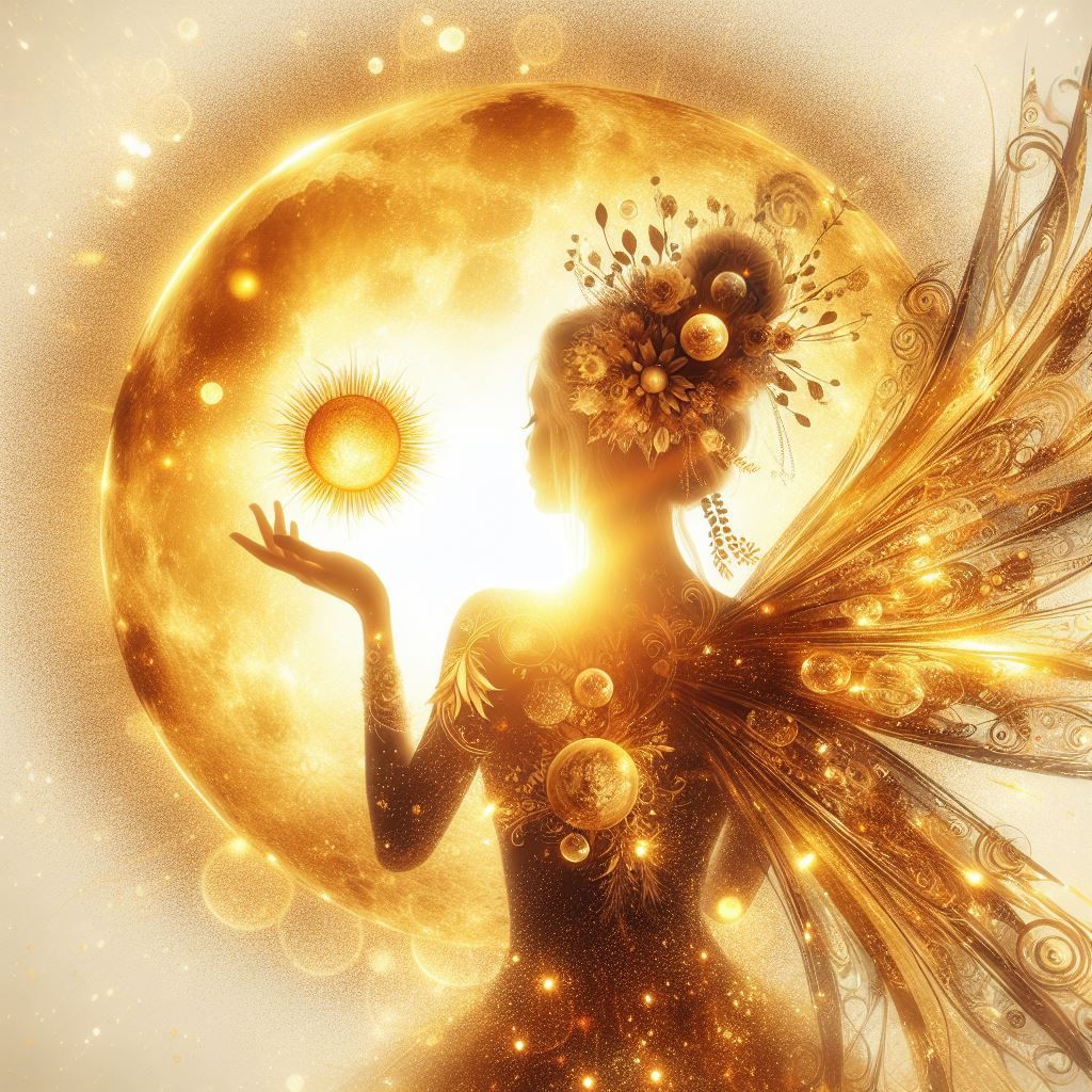 Fairy made of sunshine