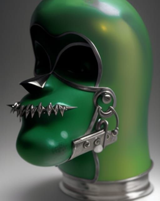 Heavy Green B&D Mask/Helmet