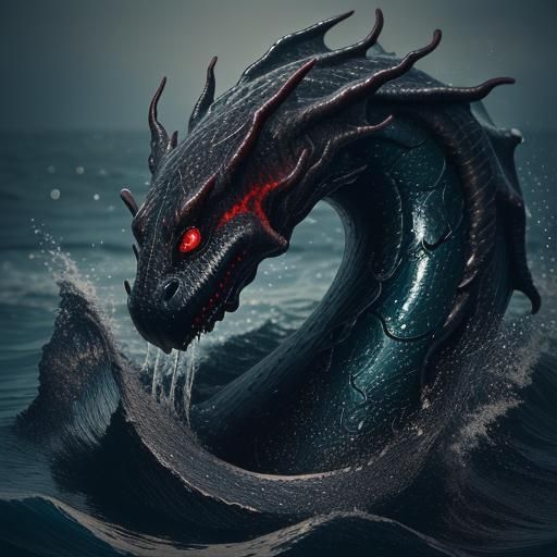 Sea Serpent - AI Generated Artwork - NightCafe Creator