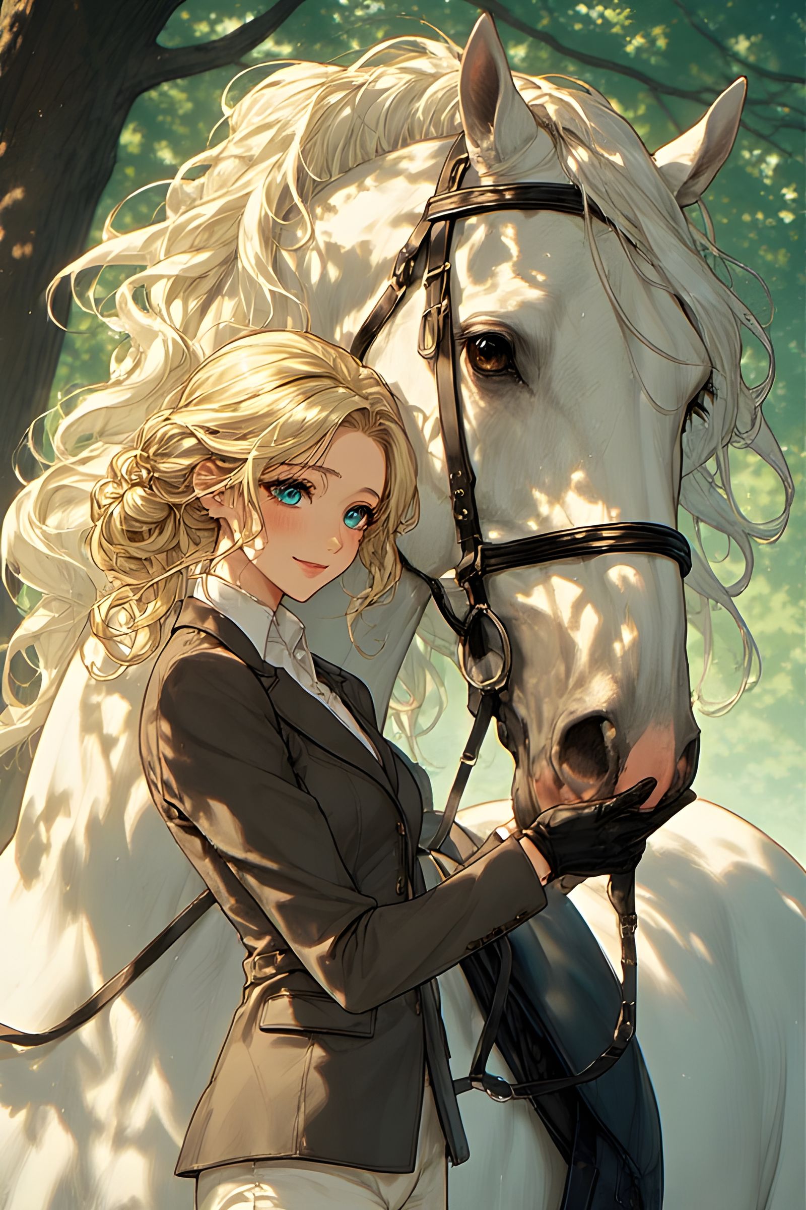 Rider and horse