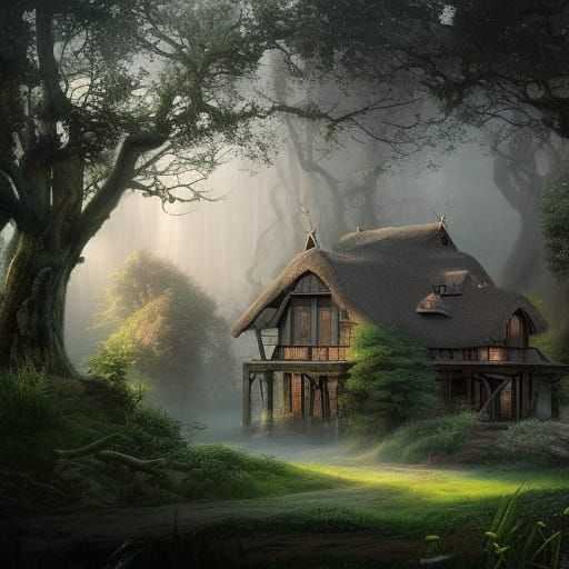 Enchanting Cottage Nestled in the Heart of the Forest