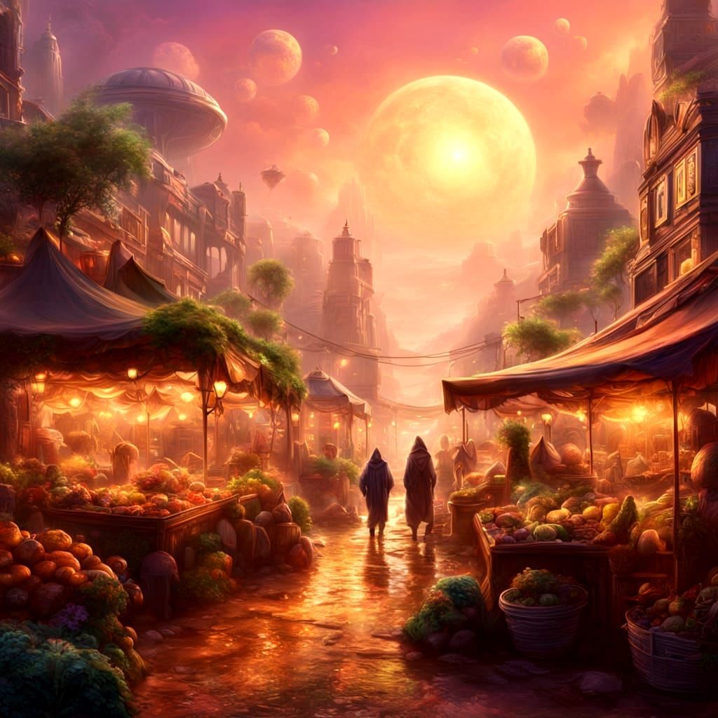 Alien Market   by @Happy Jack