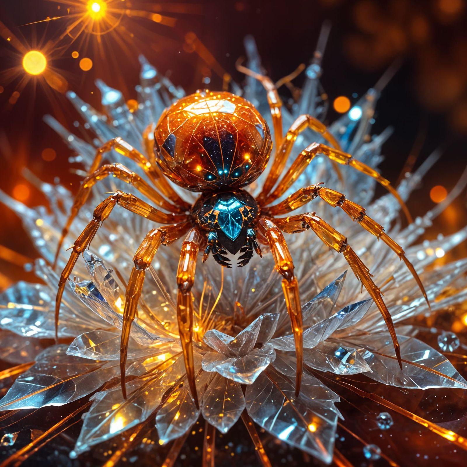 Crystal Spider  by @Soynuts