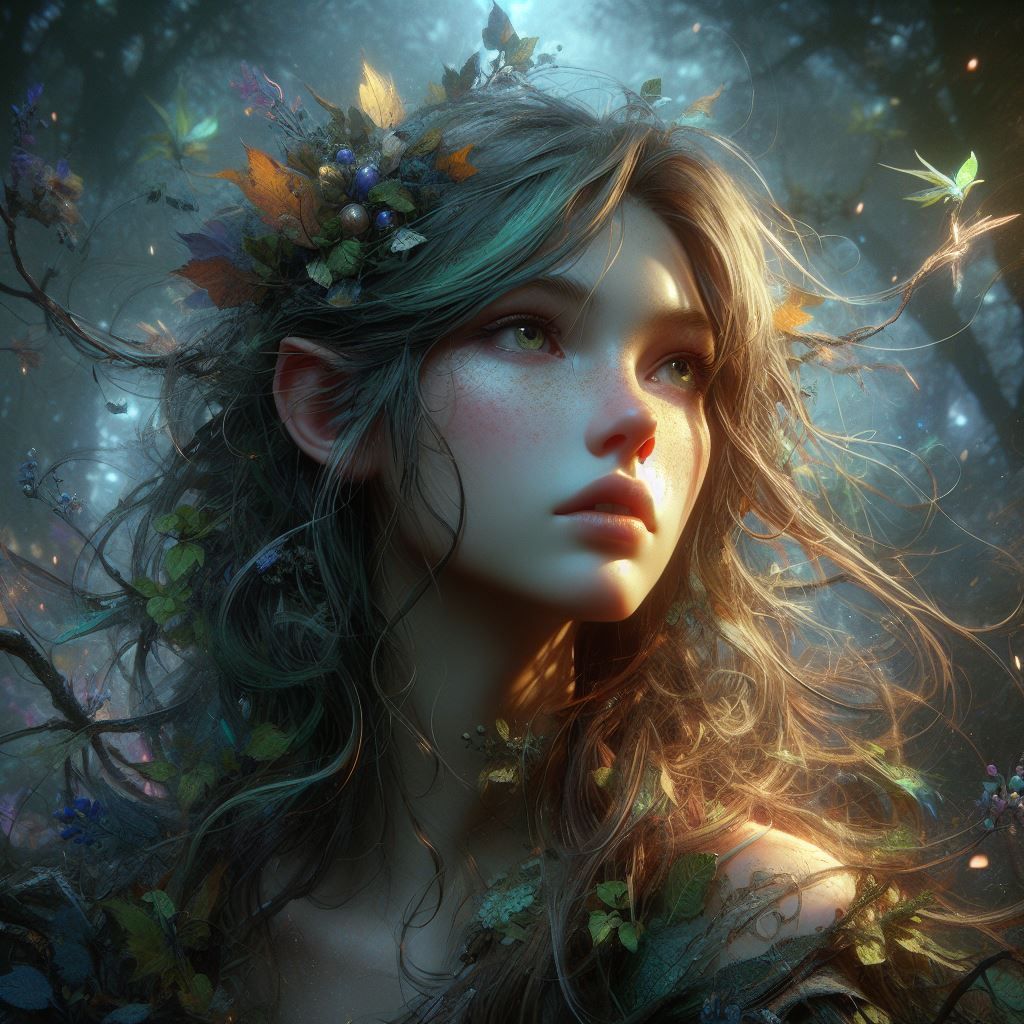 A forest fairy
