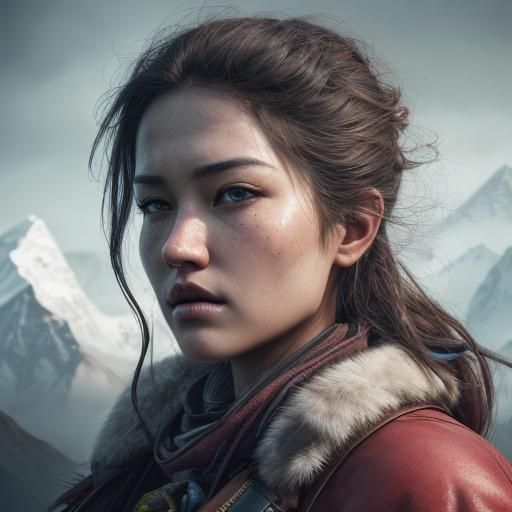 Mountaineers Conquer Everest: A Hyperrealistic Adventure