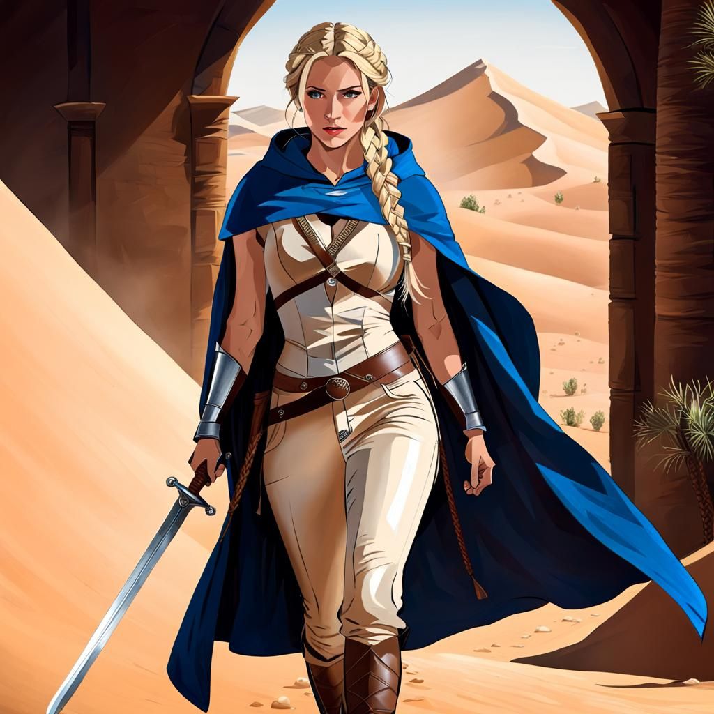Liise de Dorin, the Warrior