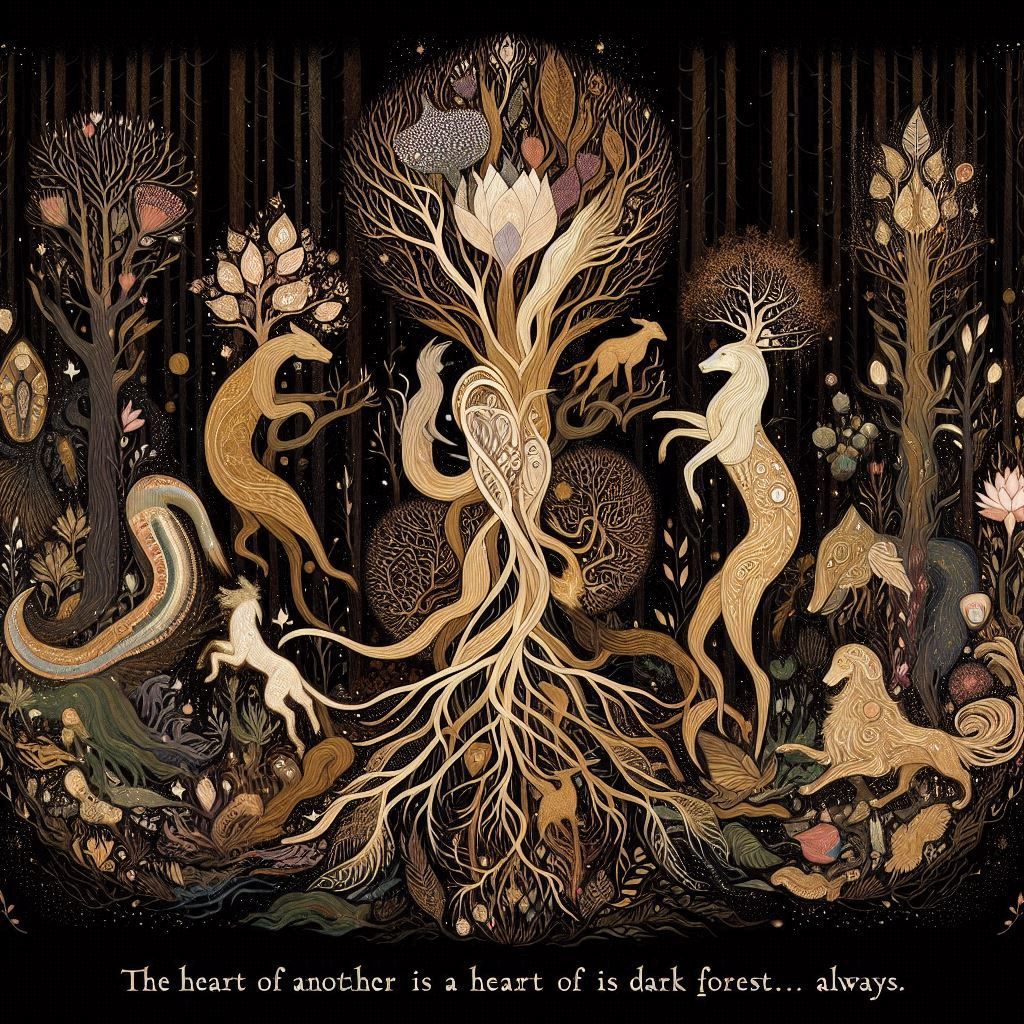 The heart of another is a dark forest, always, no matter how close it has been to one's own. Willa Cather