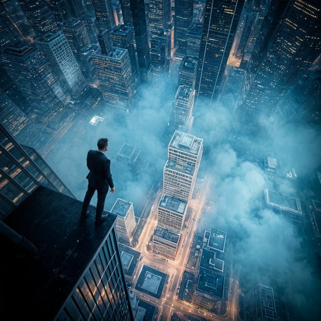 Man on a Ledge  by @Tribble Lover